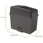 Resim Xuweiwei Siyah Araç Bagajı Çöp Kovası - Basmalı Kapaklı Şemsiye Saklama Ve Düzenleme Ünitesi 