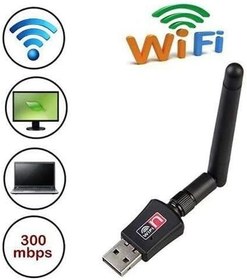 Resim Juo 300 Mbps USB Kablosuz Wi-Fi Alıcı Ağ Adaptörü 