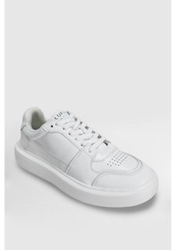 Resim Lufian Mateas Erkek Deri Sneaker Ayakkabı 112230251 Beyaz 