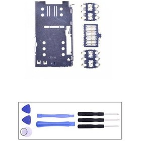 Resim Lenovo Uyumlu Vibe K6 Sim Kart Okuyucu + Tamir Seti 