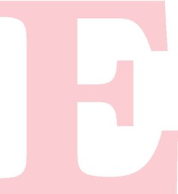 Resim Karton Harf Banner Pembe E 