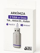 Resim Hepta Collection Arkİmza Elektronik İmza Cihazı, USB Bağlantılı Token, Resmi E-İmza Sertifikası, PDF, Word, Excel ... 