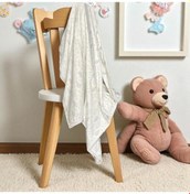 Resim Baskılı Çift Taraflı Penye Battaniye -100x100 Gri 