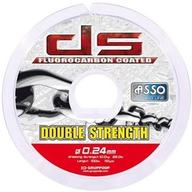 Resim Asso Double Strength 100 Metre Fluorocarbon Gri Misina (463509546) 