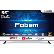 Resim Fobem ML55ES8000F 55” Frameless Ultra HD Android Smart LED TV Fobem