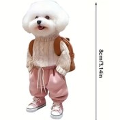 Resim Home Yavru köpek 2 Boyutlu Dikiz Aynası Süsü 7,5x3cm 