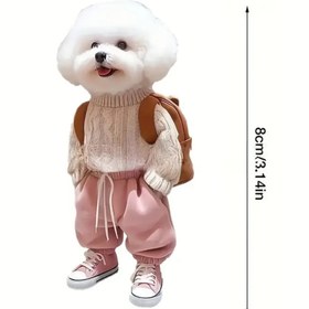 Resim Home Yavru köpek 2 Boyutlu Dikiz Aynası Süsü 7,5x3cm 