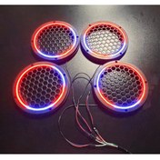 Resim Onerous Sese duyarlı 16 Adet Animasyonlu Kumandalı Pixel Ledli 16cm Piksel Midrange Hoparlör Kapağı 