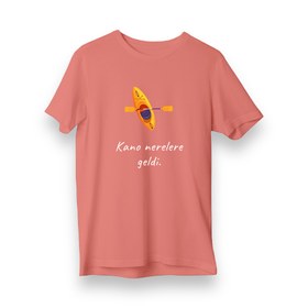 Resim Kano Nerelere Geldi - Regular T-Shirt - Somon / L 