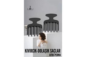 Resim Bfs Kıvırcık Saç Açıcı Afro Perma Tarağı 