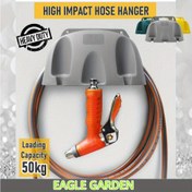 Resim 1 Paket, Hortum Tutucu Ağır Hizmet Askı Duvar Montajı, Bahçe Hortumu / Genişletilebilir / Hortum Makarası / Su / Cep / Esnek / Sihirli Hortum 