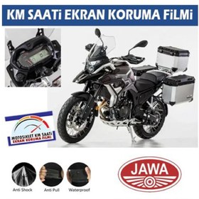 Resim Motiker JAWA RVM TEKKEN ADV 500 Serisi Motosiklet Ekran Km Koruyucu 