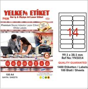 Resim Yelken Laser Etiket 99.1X38.1 MM 