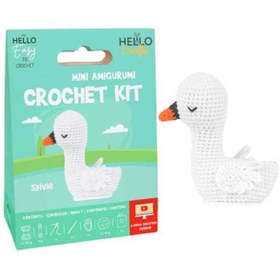 Resim Banadabak Hello Crafts Hc102 Mini Amigurumi Crochet Kit Sevimli Ördek Sylvie 