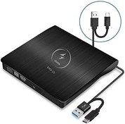 Resim Alfalink Harici Dvd Rw External Taşınabilir Ultra İnce USB 3.0 Cd Dvd Yazıcı Okuyucu 