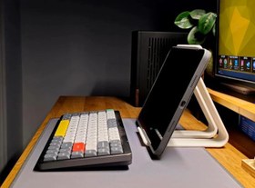Resim ipad stand dekoratif 2-in-1 Stand & Lifter • Ipad Tablet and Monitor 