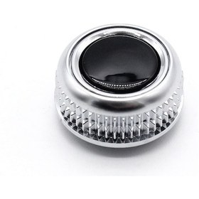 Resim Tenfowee Audi Mmı Ses Kontrol Düğmesi - Gümüş Ve Siyah Plastik Yapı, Kompakt Boyut: 6.5 3.5 6.5cm, 7g Ağırlık 