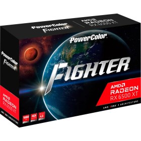Resim Powercolor Fighter RX6500XT Oc 4gb 64BIT Gddr6 (Axrx 6500XT 4gbd6-Dh/oc) 