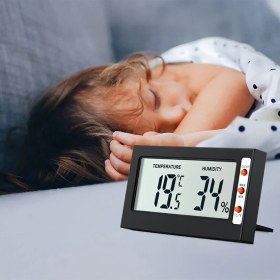 Resim Sevgift 3 Adet | Dijital Mini Sıcaklık ve Nem Ölçer 