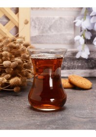 Resim Paşabahçe 42771 Vefa İnce Belli Çay Bardağı 72 Adet Şeffaf 