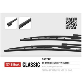 Resim Sılbak Ss37tp - Silecek Süpürgesi 700mm Man Sl200-mercedes 0302 