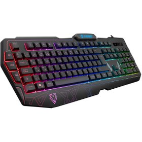 Resim TREND Everest KB-GX61 FORMULA USB RGB Aydınlatmalı 3 Makro Tuşlu Bilek Destekli Gaming Oyuncu Klavyesi 