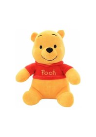 Resim Pooh Peluş Oyuncak Uyku Arkadaşım Çizgi Film Kararkterleri Sarı 