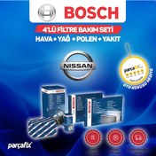 Resim Nissan Note 1.5 Dcı Bosch 4'Lü Filtre Bakım Seti E11 2007-2013 