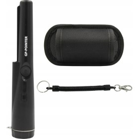 Resim Pointer Anunnaki Gp Pointer Siyah Altın Metal Dedektörü Pinpointer Pil + Çanta Hediye 