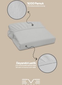 Resim Pamuklu Tek Kişilik RainForce Kumaş Lastikli Çarşaf Ve Yastık Kılıf Set - Sarı / 120 x 200 