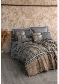 Resim Cotton Box Ranforce Toprak Tek Kişilik Nev.takımı Tımbre Antrasit Antrasit 