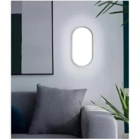 Resim Balkon Lambası Teras Lambası 15W Beyaz Duvar Lambası Beyaz Işık Banyo Lambası Tavan Lambası (Beyaz) 