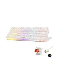 Resim Mekanik Gaming Mini Klavye Red Switch Rgb - Beyaz G508r 