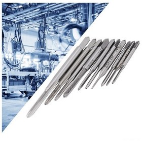 Resim Wezone 10'lu Hızlı Çelik Düz Gövde Somun Delici Seti M1-m3.5 - Dayanıklı, Tıraşsız, Makine Ve Elle Uygulanabilir 