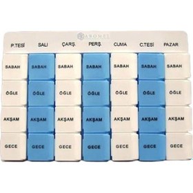 Resim Medikaltec Ilaç Saklama Kutusu Haftalık 28 Kutusu 