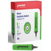 Resim Penmark Fosforlu Kalem Neon Yeşil HS-505 02 