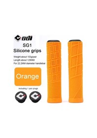 Resim Dashanshop Turuncu Odı Bmx Bisiklet Tutacakları Yumuşak Rahat Mtb Bisiklet Aksesuarları Turuncu 