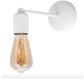 Resim Rsylight Retro Metal Beyaz Mafsallı Duvar Aplik 