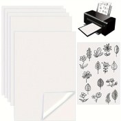 Resim Dikiş için Su Çözünür Stabilizatör Yapışkanlı Baskı Stickerları - A4 Boyut, 3/6/10 Sayfa 