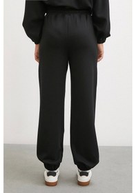 Resim Never More Lastikli Cepli Eşofman Altı Siyah 