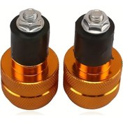 Resim Hightower 2 Adet Universal 22mm Motosiklet Tutacak Ağırlıklı Kapaklı Chopper Cafe Racer 