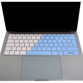 Resim McStorey Laptop Macbook Pro Klavye Kılıfı Türkçe Q Baskılı A1534 A1708 ile Uyumlu R.Powder 