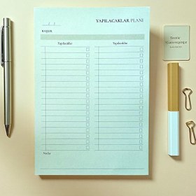 Resim Fark Tanıtım Tarihsiz Masaüstü Planlayıcı, 10 Farklı Planlama, 80 Yaprak (Yapılacaklar Listesi) 