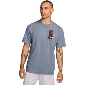 Resim M90 Oc Dna Erkek Gri Basketbol T-Shirt FZ8093-065 