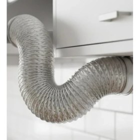 Resim Grains Global 3 Metre 127 mm Alüminyum Aspiratör Borusu, Dayanıklı, Esnek Havalandırma Hortumu, Davlumbaz ve Banyo Fanı Uyumlu 