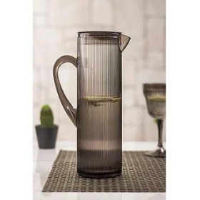 Resim NY Home Ews Arkilik Barok 1,5 Lt Füme Sürahi (Buzdolabı Kapak Rafına Sığar) 