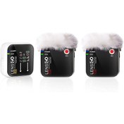 Resim Lensgo 348C Beyaz 1V2 Kablosuz İkili Mikrofon Seti 