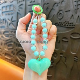 Resim Silver1 Yeni Sevimli Çizgi Film Işıklı Işık Kulomi Büyük Kulak Köpek Hediye Kutusu Anahtarlık Araba Okul Çantası Dıy Kolye Hediye (Yurt Dışından) 