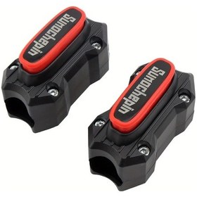 Resim Tongdashop Motorcycle Bumper Blocks 2 Adet Çizilmeye Karşı Korumalı 2-2.6cm Çap Koruma 