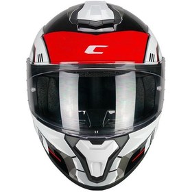 Resim Cgm 330r Rıot Space Kapalı Kask Siyah/kırmızı 